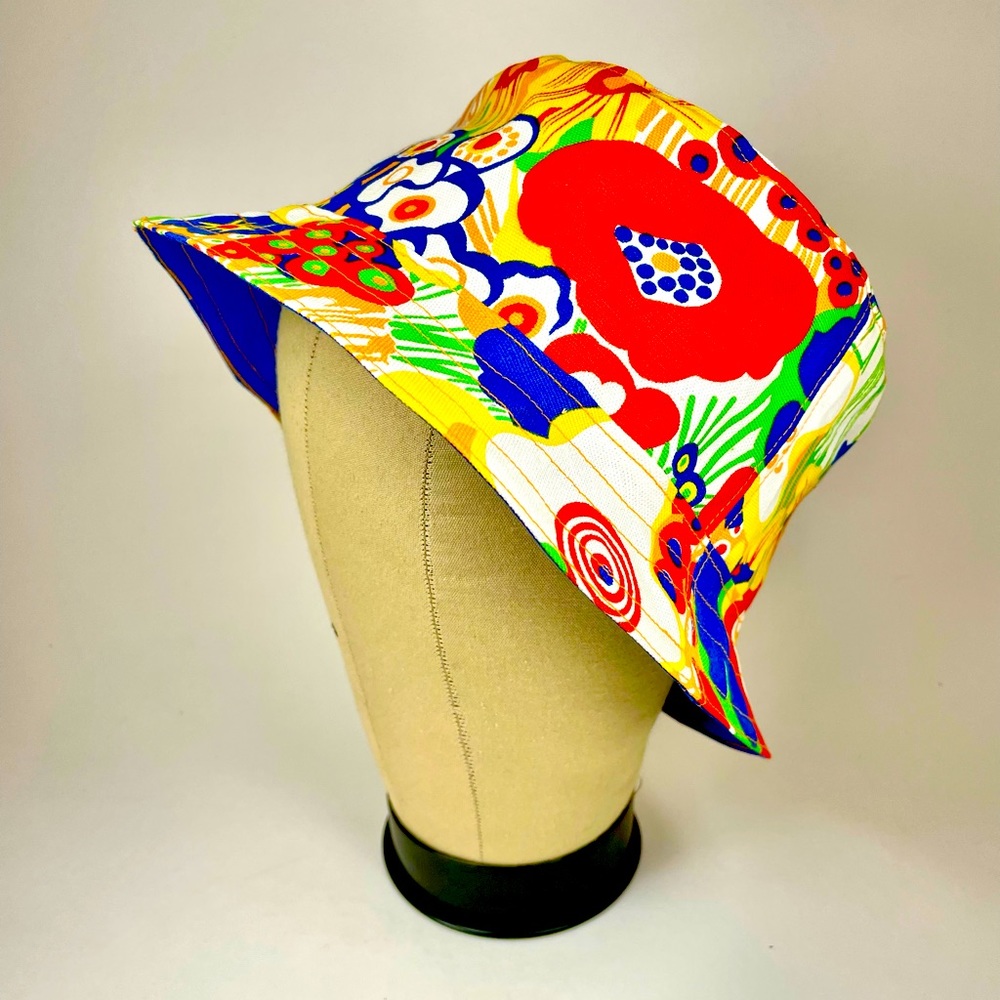 Handmade Bucket Hat Vintage Fabric